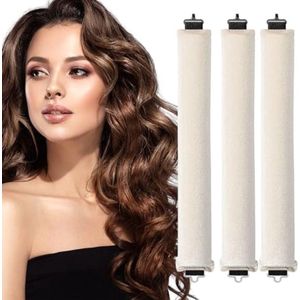 3 stuks krullen zonder hitte, haarkrullers, 's nachts, heatless curls, mini-hittevrije krulspelden, krulspelden voor 's nachts met haken voor alle haartypes