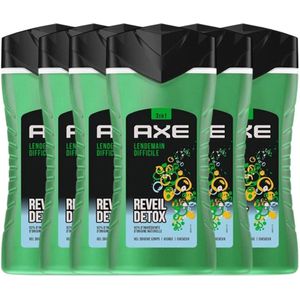 AXE Réveil Detox 5-en-1 Douchegel – 6 × 250 ml