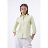 Felix Hardy - Overhemd - Lichtgroen - Linnen Katoen Blend