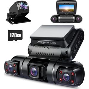 Dashcam voor auto voor en achter – Dual dashcam – Voor- en achtercamera – Autocamera – Full HD dashcam – Dashcam met nachtzicht – Dashcam met bewegingssensor – Groothoeklens – Parkeermodus – Loop recording – Dashcam met SD-kaart