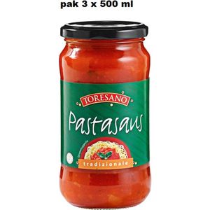 Toresano Pastasaus tradizionale pak 3 x 500 ml
