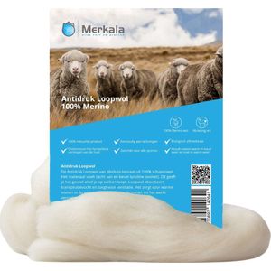 Antidruk loopwol 25 gram - 100% Merino Wol - Loop Op Wolken - Ventilatie & Vochtabsorptie - Ideaal Voor Wandelaars & Dagelijks Gebruik.