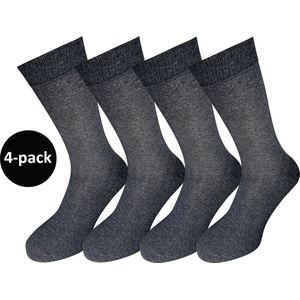 WeirdoSox heren sokken - 4-pack - Antraciet - Maat 39-42