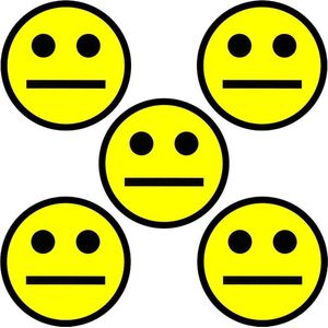 2DOBOARD Gele Smiley Magneten Whiteboard - 5 cm - 5 stuks - Weekplanner Whiteboard - Planbord Kinderen Koelkast - Weekplanner kind - Planbord kind