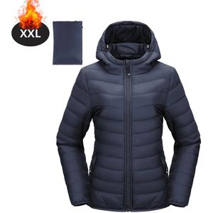 Bovista Winterjas - Parka - Dames - Winter - Jas - Volwassen - Stijlvol - Marineblauw - XS