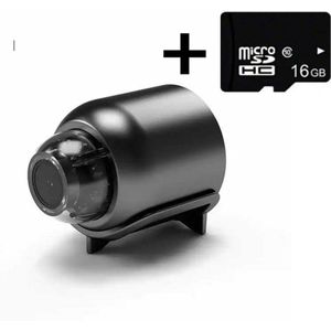Eletrova® Digitale mini beveiliging camera | Draadloze 1080P HD Cyclusopname Camera | WIFI mini Camera inclusief 16GB SD Kaart
