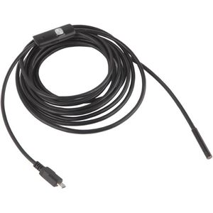 2-in-1 IP67 waterdichte borescope inspectiecamera met 6 Led en 7 M Snake Kabel, USB-adapter voor Android-telefoon en tablet - Kabellengte 2 M