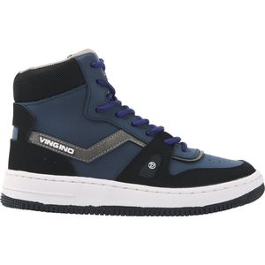 Vingino Rens mid Sneaker - Jongens - Blue-black - Maat 28