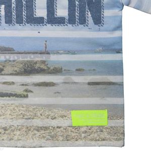 Dirkje T-shirt Porto Mari white/navy  -  Maat  86