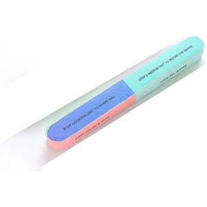 Scoby - Nagelvijl - Polijstvijl - Manicure tool - Nail Buffer - 6-stappen - Glanzende nagels - Meerkleurig