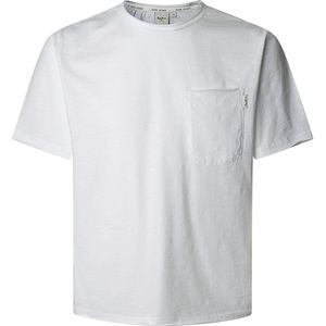 Pepe Jeans - PM509765 - T-shirt - Wit - Katoen - Korte Mouwen - Casual