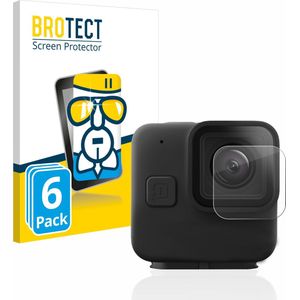 BROTECT - Screenprotector voor GoPro Hero 11 mini Lens (Behuizing) - Folie Beschermfolie Beschermglas transparant 6 Stuks