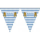 Oktoberfest Vlaggenlijnen Oktoberfest 5 meter - Bierfeest feestartikelen - Versiering decoratie vlaggetjes/slingers