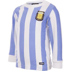 COPA - Argentina 'Mijn Eerste Voetbalshirt' - Kinderen - Wit - Blauw - 74