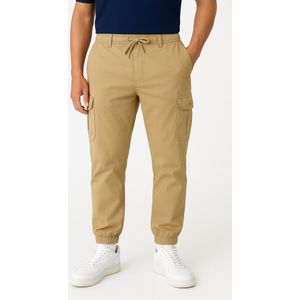 Smith & Solo cargo broek heren - chino broeken - Camel - S