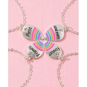 4-delige ketting Best friends forever and ever