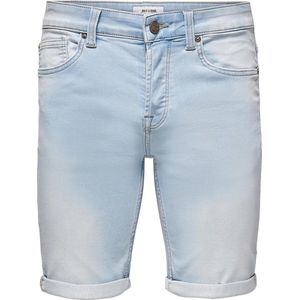 Only & Sons Broek Onsply Life Blue Jog Shorts Pk8587 22018587 Blue Denim Mannen Maat - XS