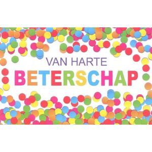 Wenskaart Van Harte Beterschap - D14280 - Gratis verzonden