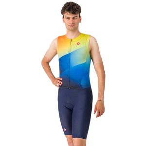 Castelli - Free San Remo 3 - Wieler Skinsuit - Veelkleurig