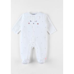 Noukie's - Pyjama - Velour - 1 delig - ecru - egel - 0 maand 50