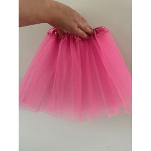 Tule tutu rok meisje - roze - prinses - verkleden - ONE SIZE 2-8 jaar