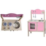 Simply for Kids Houten Kinderkeuken Roze