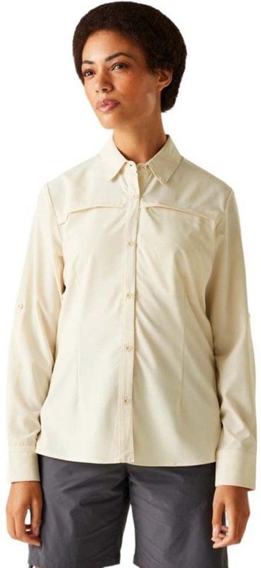 Regatta - TrvlPackaway - Dameshemd - Lange Mouwen - Waterafstotend - Sneldrogend