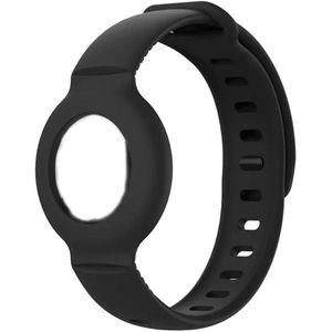 Consumerce® Siliconen Armband Geschikt voor Apple AirTag - Zwart - Kind Polsband – Kids GPS Horloge – Peuter – Tracker – Ouderen – Kinderhorloge – Kinderen – Volgsysteem – Trackers Armbanden