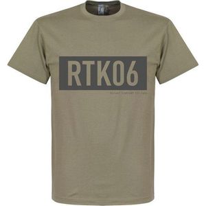 Retake RTK06 Bar T-Shirt - Khaki - M