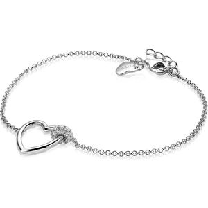 Zinzi - Zilveren Armband ZIA1755 Verbonden met Hart