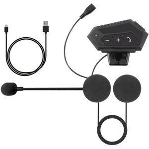 Motorhelm Headset - Intercom - Bluetooth - Zwart