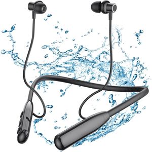 Bluetooth 5.3 In-Ear Hoofdtelefoon met Microfoon - Draadloze Sporthoofdtelefoon met 30 Uur Batterij en IPX6 Waterdicht