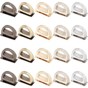 Portemonnee Suspension Sluitingen - 20 Stuks - D Ring Bag Connector - Anker Gespen - Zijclip Tas Gesp - Legering - 5 Kleuren