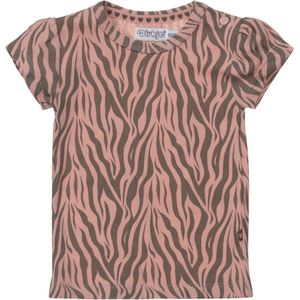 Dirkje - T-shirt - Zebra - Print - Roze - Maat 56