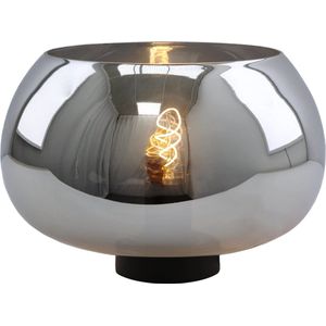 Olucia Vidro - Design Tafellamp - Aluminium/Glas - Grijs;Zwart