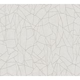 A.S. Création - French Affair - Vliesbehang - Grijs Wit