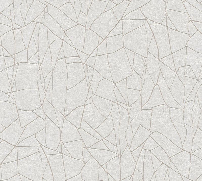 A.S. Création - French Affair - Vliesbehang - Grijs Wit