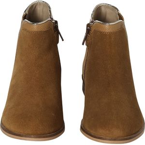 Vertbaudet - Leren Meisjeslaarzen - Met Rits en Elastiek