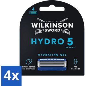 Wilkinson Sword - Navulmesjes - Hydro 5 Skin Protection - Beschermend - 4 mesjes - Voordeelverpakking - 4 stuks