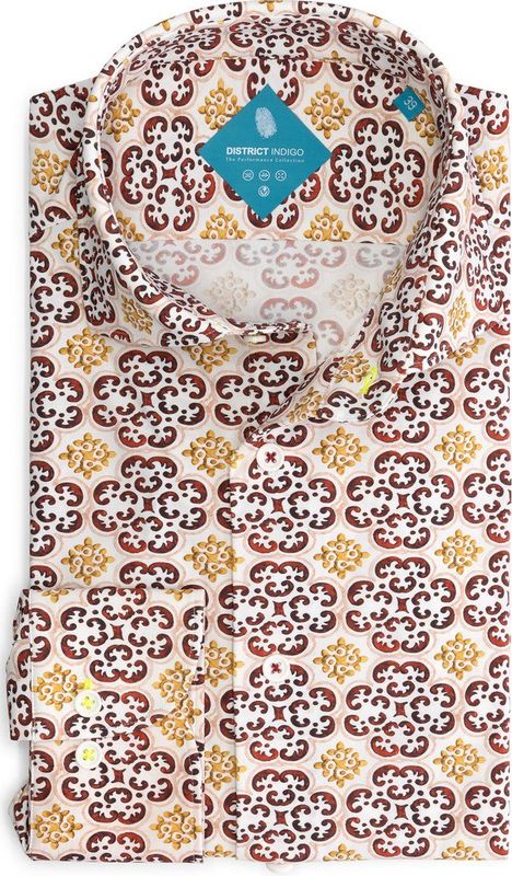 District Indigo Performance Overhemd Multi (7.31.025.721.384 - 384)