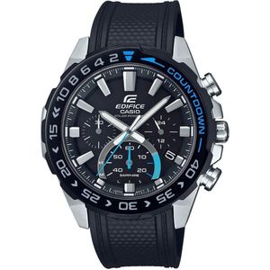 Casio Edifice EFS-S550PB-1AVUEF Horloge - Rubber - Zwart - Ø 44 mm