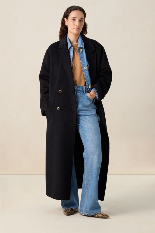 Sissy-Boy - Wollen Jas - Zwart