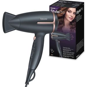 Reisföhn met Ionfunctie - Compact, Opvouwbaar en Licht - 1600 Watt - Ideaal voor Thuis en Onderweg - Spanningsschakeling 110/220-240 V