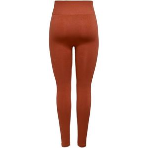 ONP JARI - NAADLOOS - LEGGING - SPORT - BRUINROOD - DAMES - MAAT M -