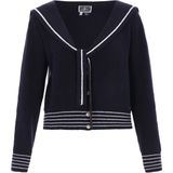 DreiMaster - Maritime Collectie - Vest - Knoopmodel - Matrozenkraag