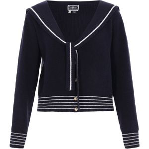 DreiMaster - Maritime Collectie - Vest - Knoopmodel - Matrozenkraag