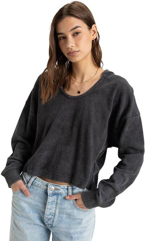 Roxy - Notice Me - T-shirt - Zwart - Lange Mouwen