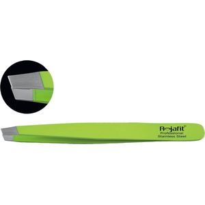 Rojafit Professionele Pincet schuin 9,5 cm-Green Apple