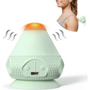 Triggerpointmassager - Verwarmde massagebal met zuignap - Geschikt voor verlichting van spierpijn en warmte in rug, nek, armen en schouders