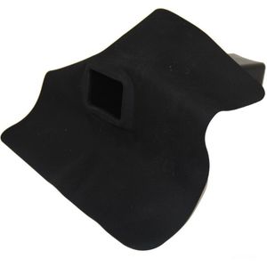 EPDM hemelwaterafvoer 60mm x 100mm - 90 graden uitloop